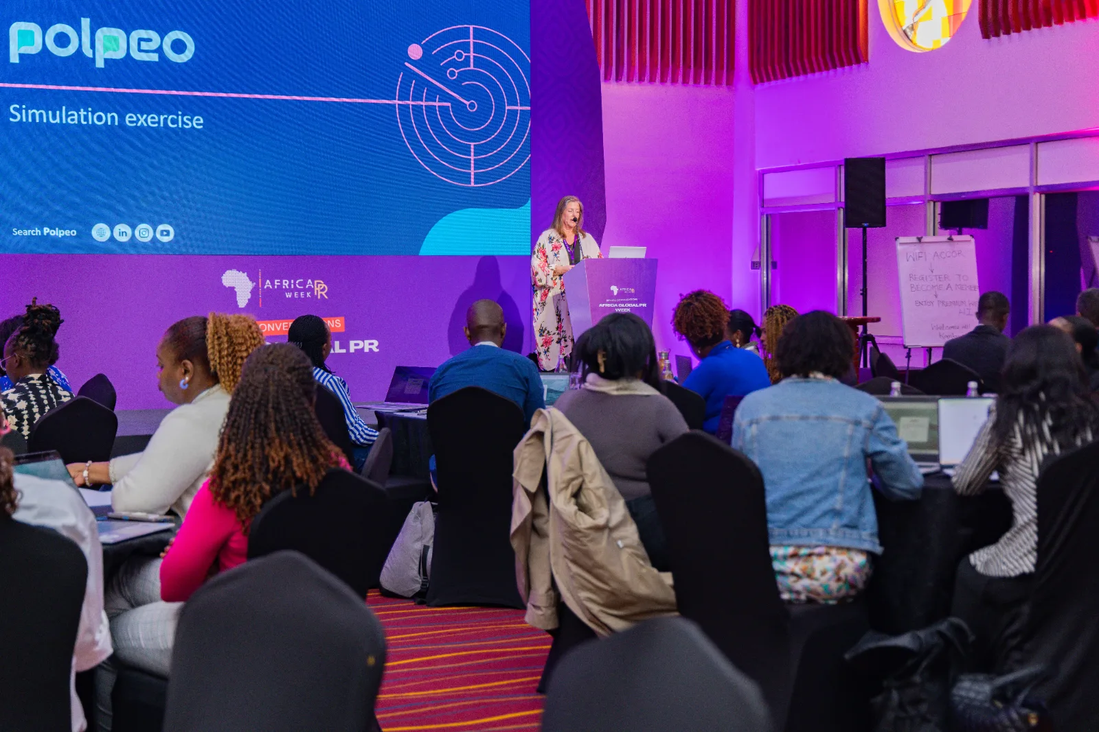 Panellists and audience at Africa PR Week 2025