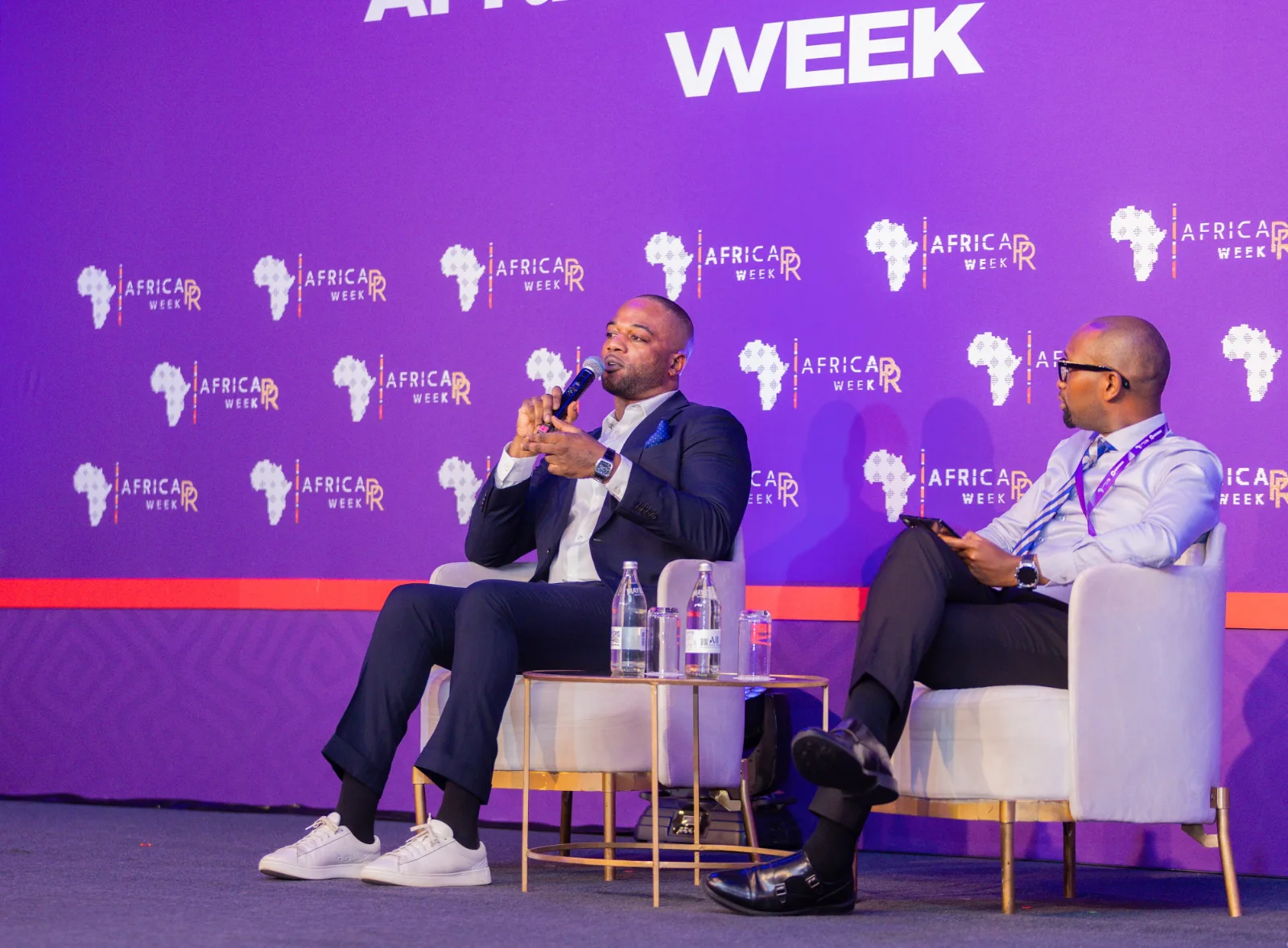 Participants together on the Africa PR Week 2025 stage